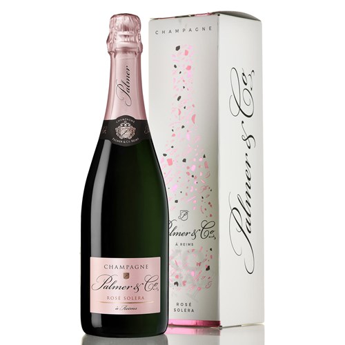 Palmer & Co Rose Solera Champagne 75cl Gift Boxed - Next Day Delivery